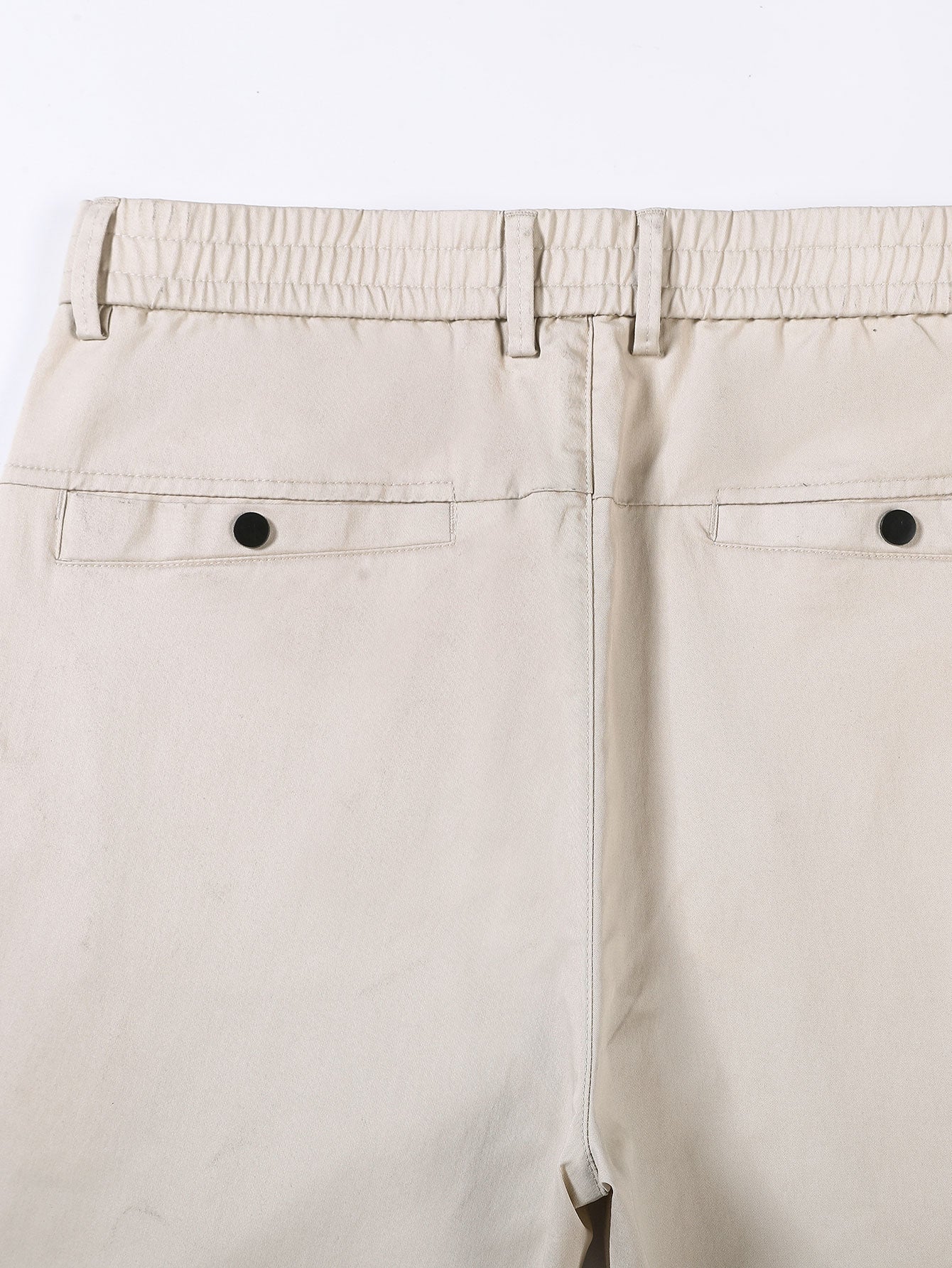 Pantalon à taille élastique et jambes droites