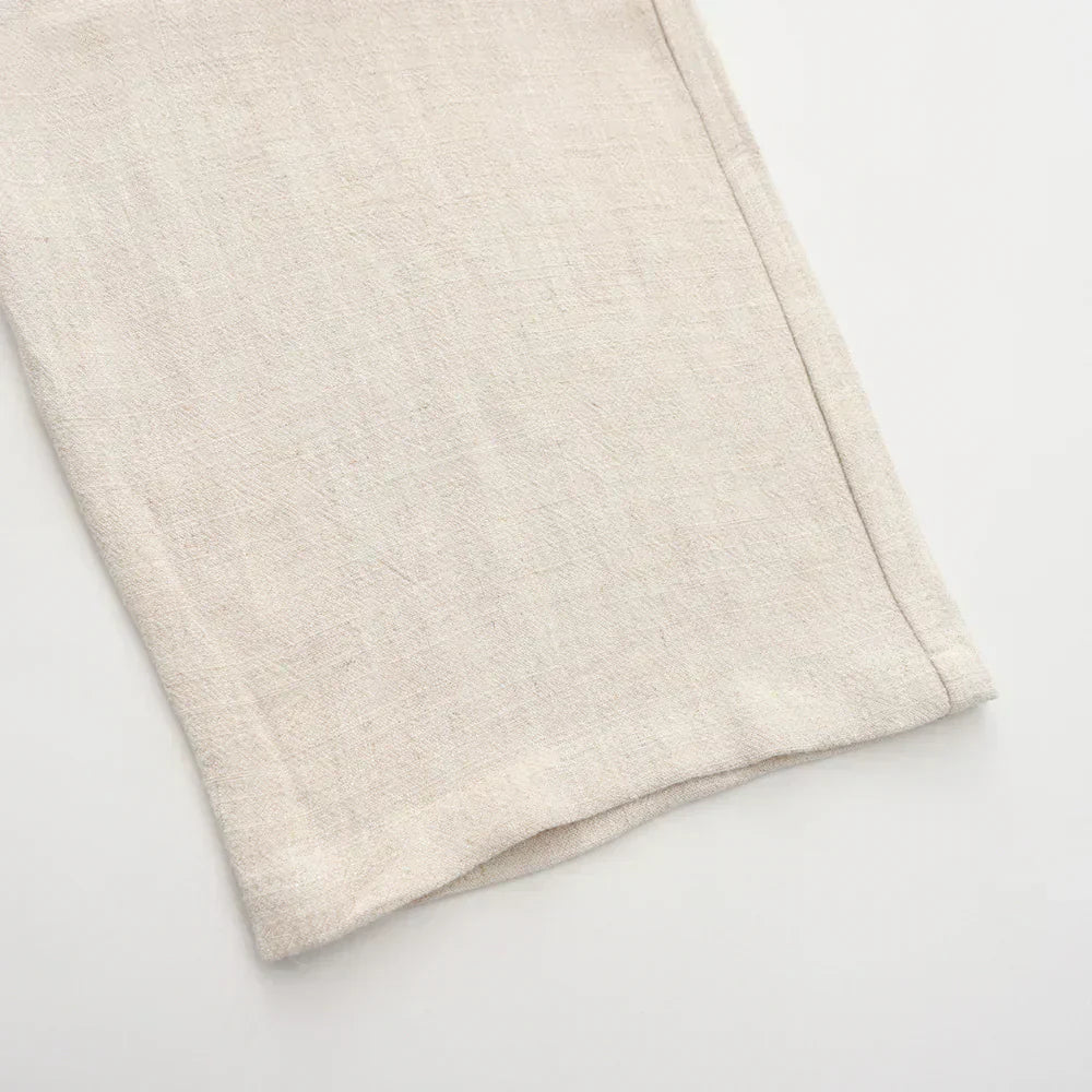 Pantalon slim en lin