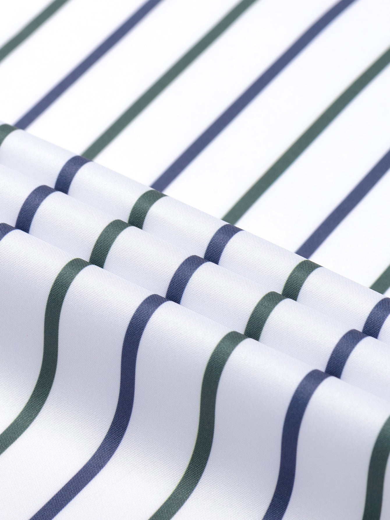 Chemise rayée à boutons et à manches longues