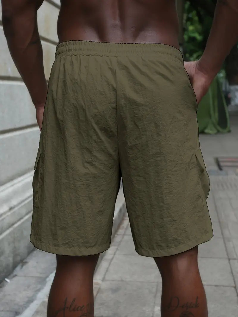 Short respirant à taille élastique