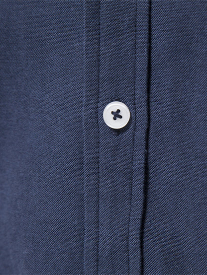Chemise Oxford à manches longues et boutonnée