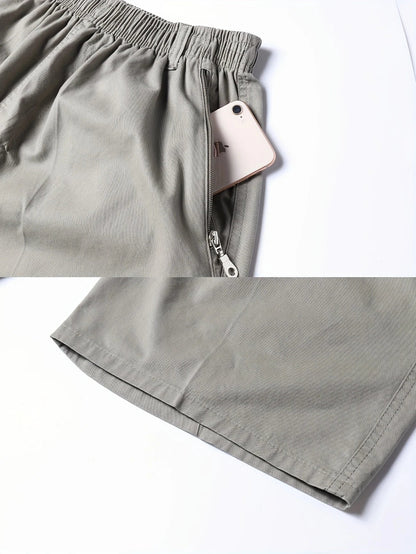 Short cargo léger avec poches