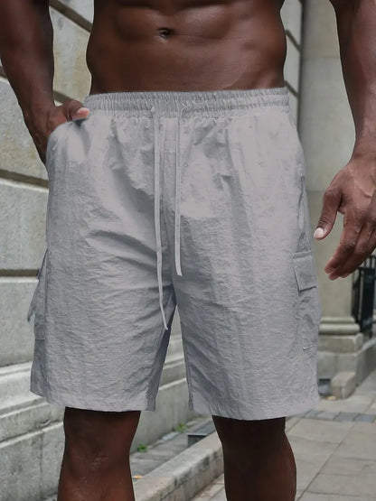 Short respirant à taille élastique
