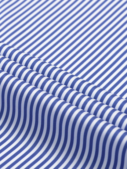 Chemise à rayures à manches longues et boutons & pantalon à taille élastique