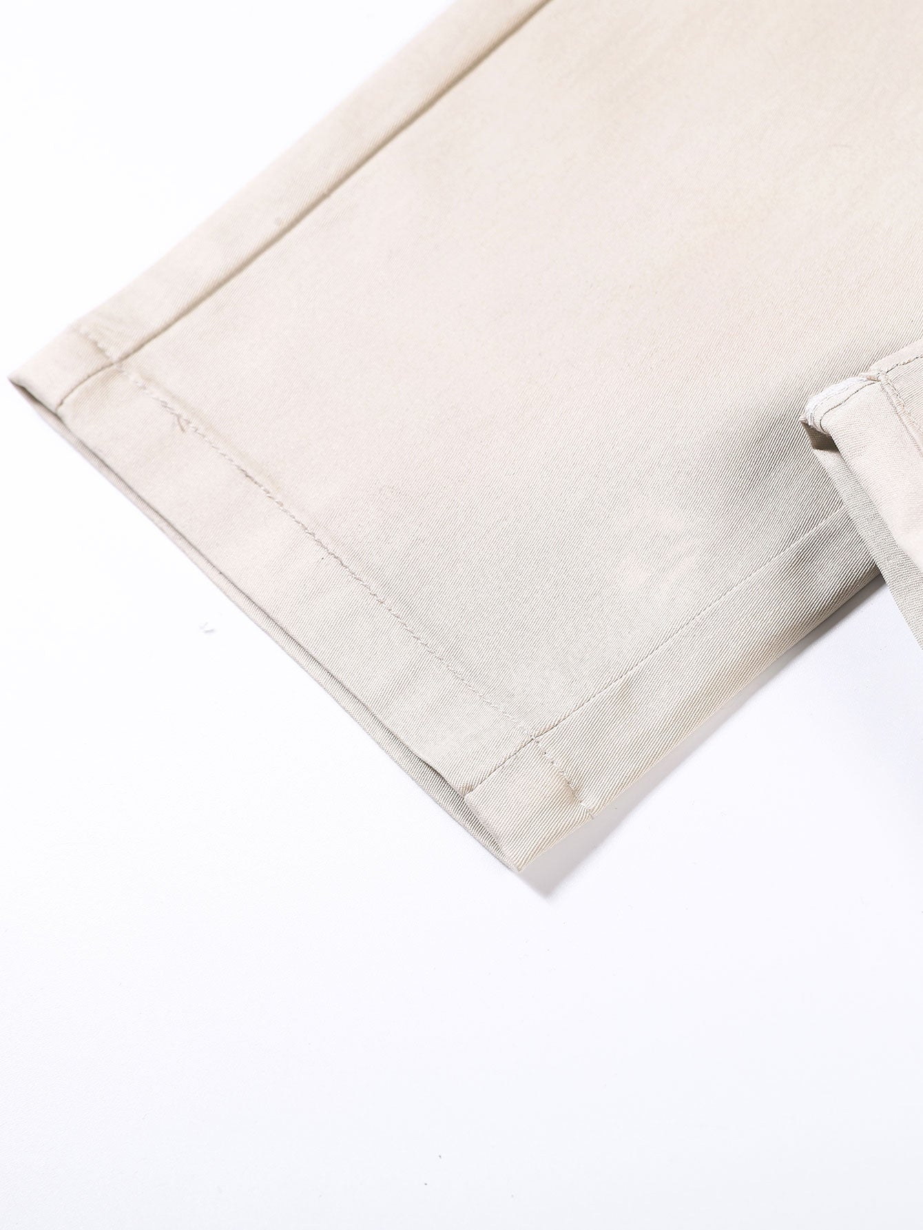 Pantalon à taille élastique et jambes droites