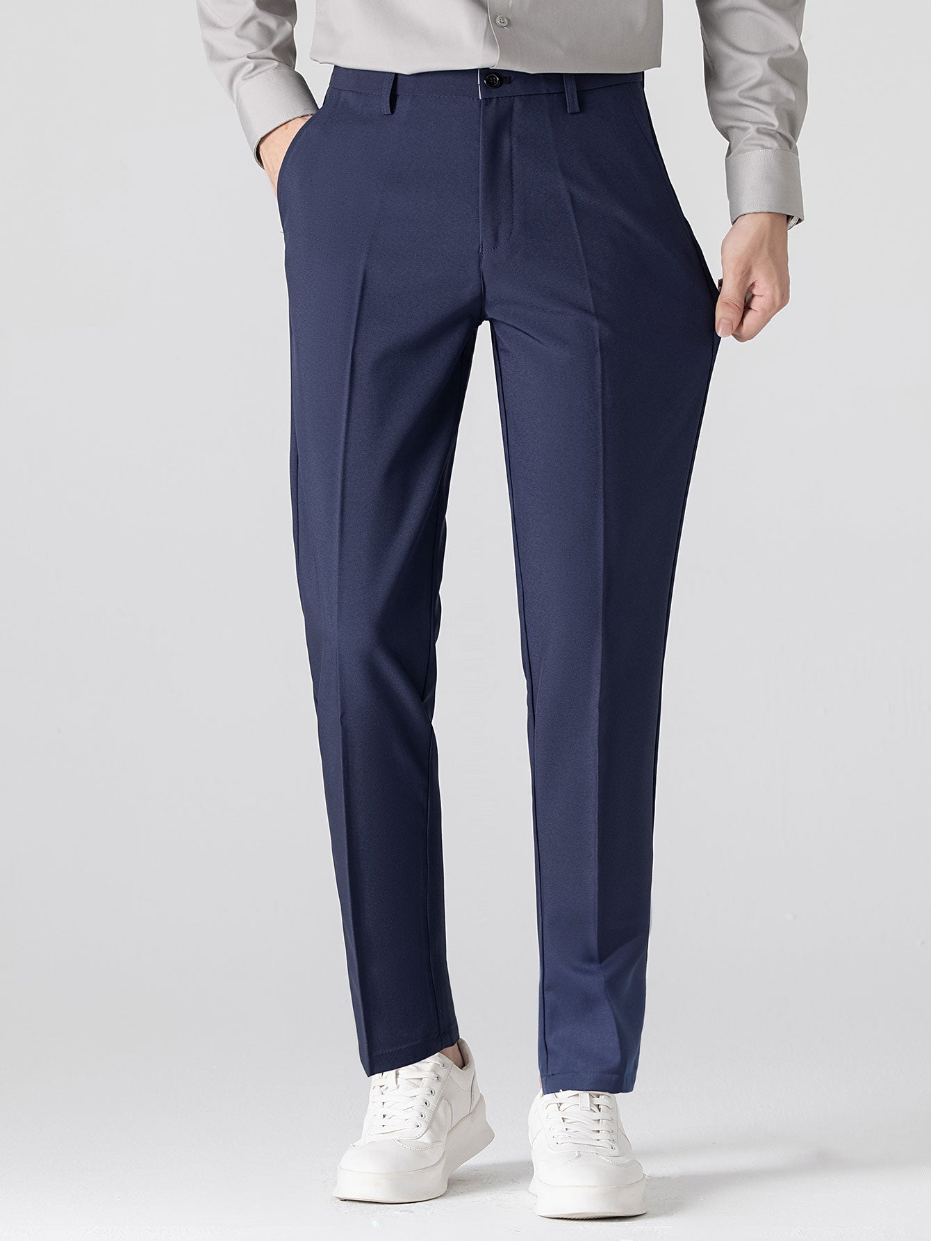 Chemise Winchester rayée anti-froissement et pantalon slim fit