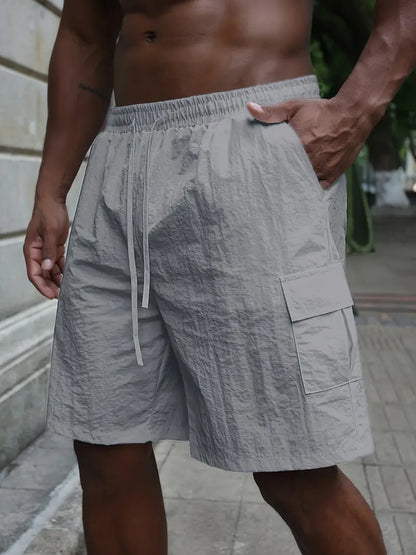 Short respirant à taille élastique