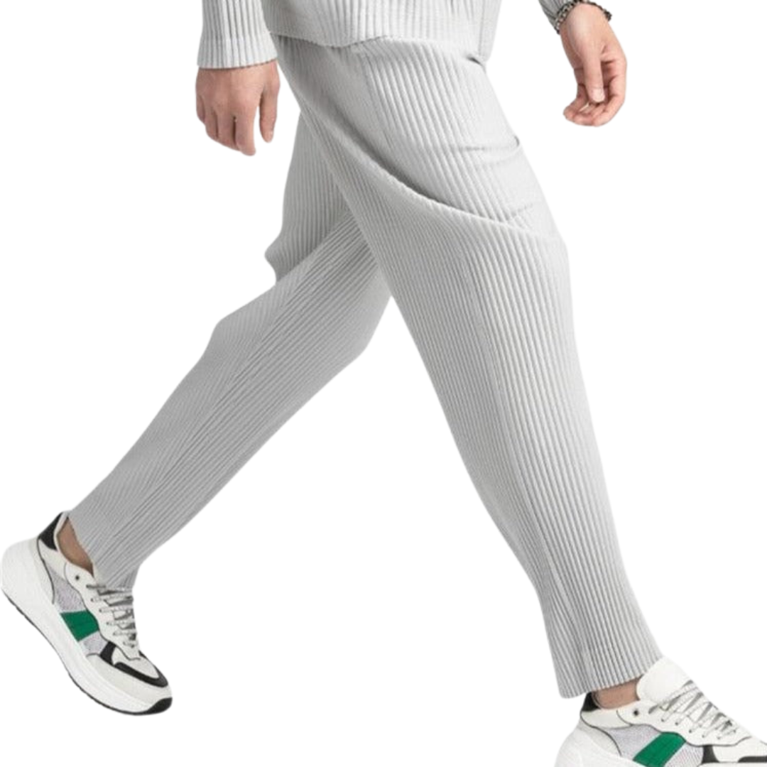 Pantalon en coton côtelé