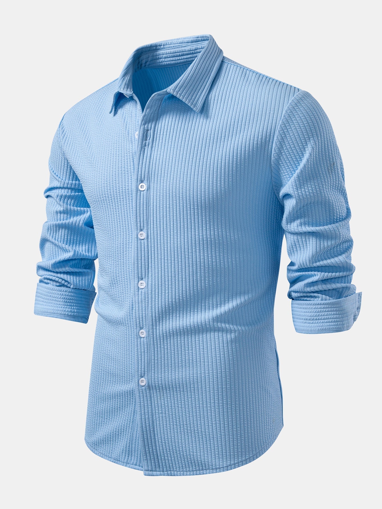 Chemise à manches longues à boutons