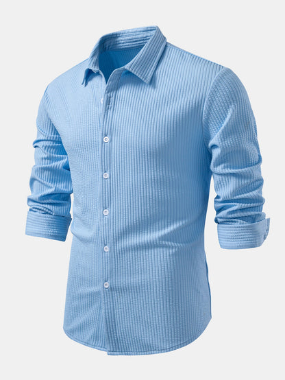 Chemise à manches longues à boutons