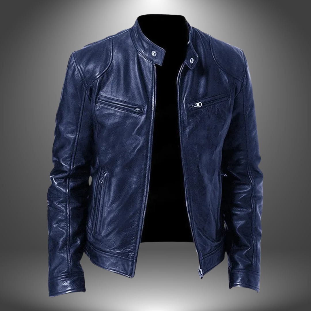 Veste en cuir artisanal pour homme