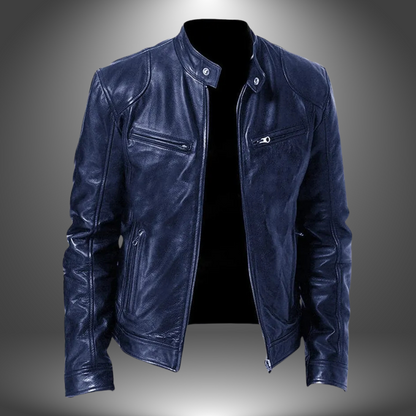 Veste en cuir artisanal pour homme