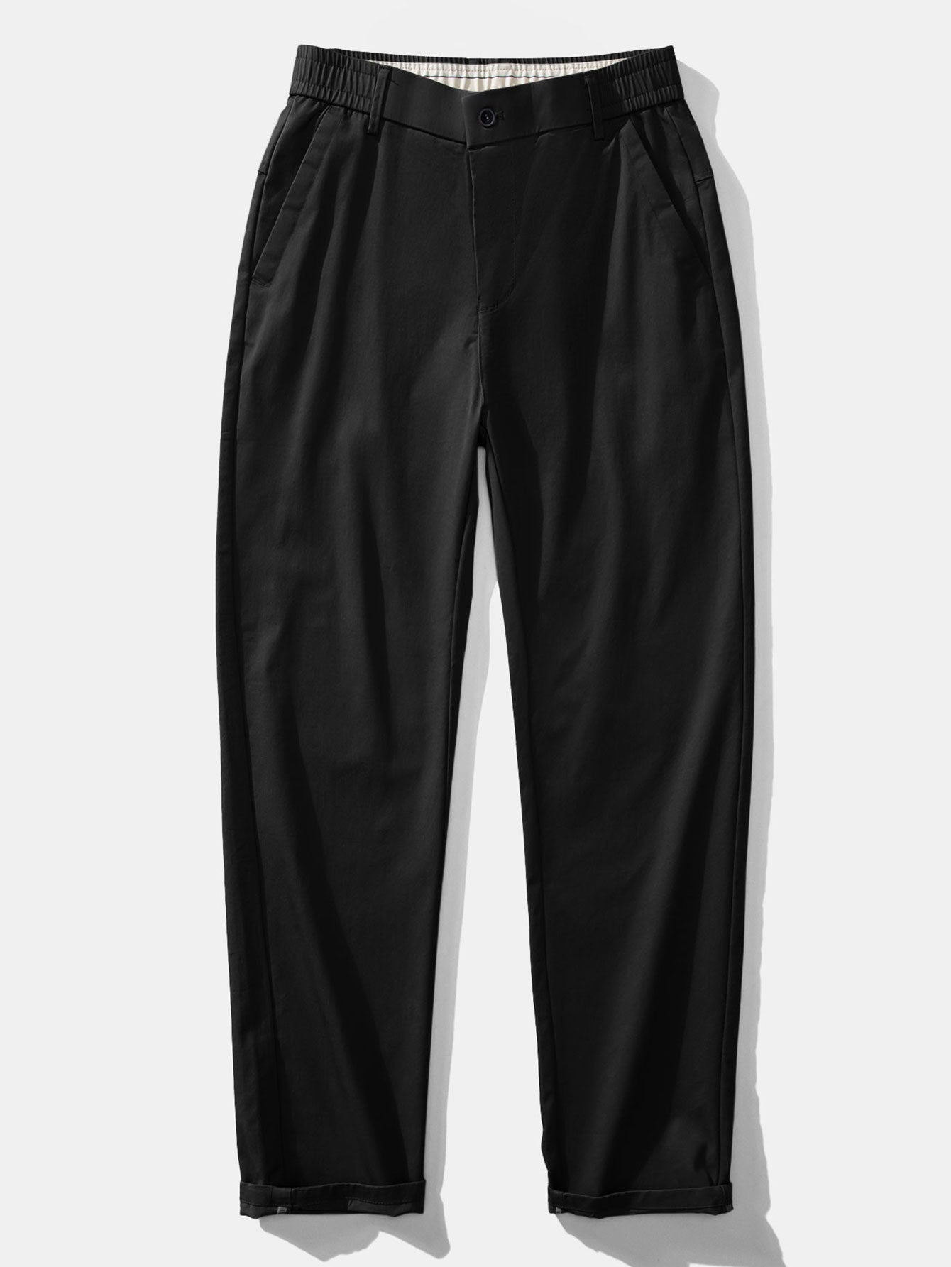 Chemise à carreaux à manches longues et boutons & pantalon