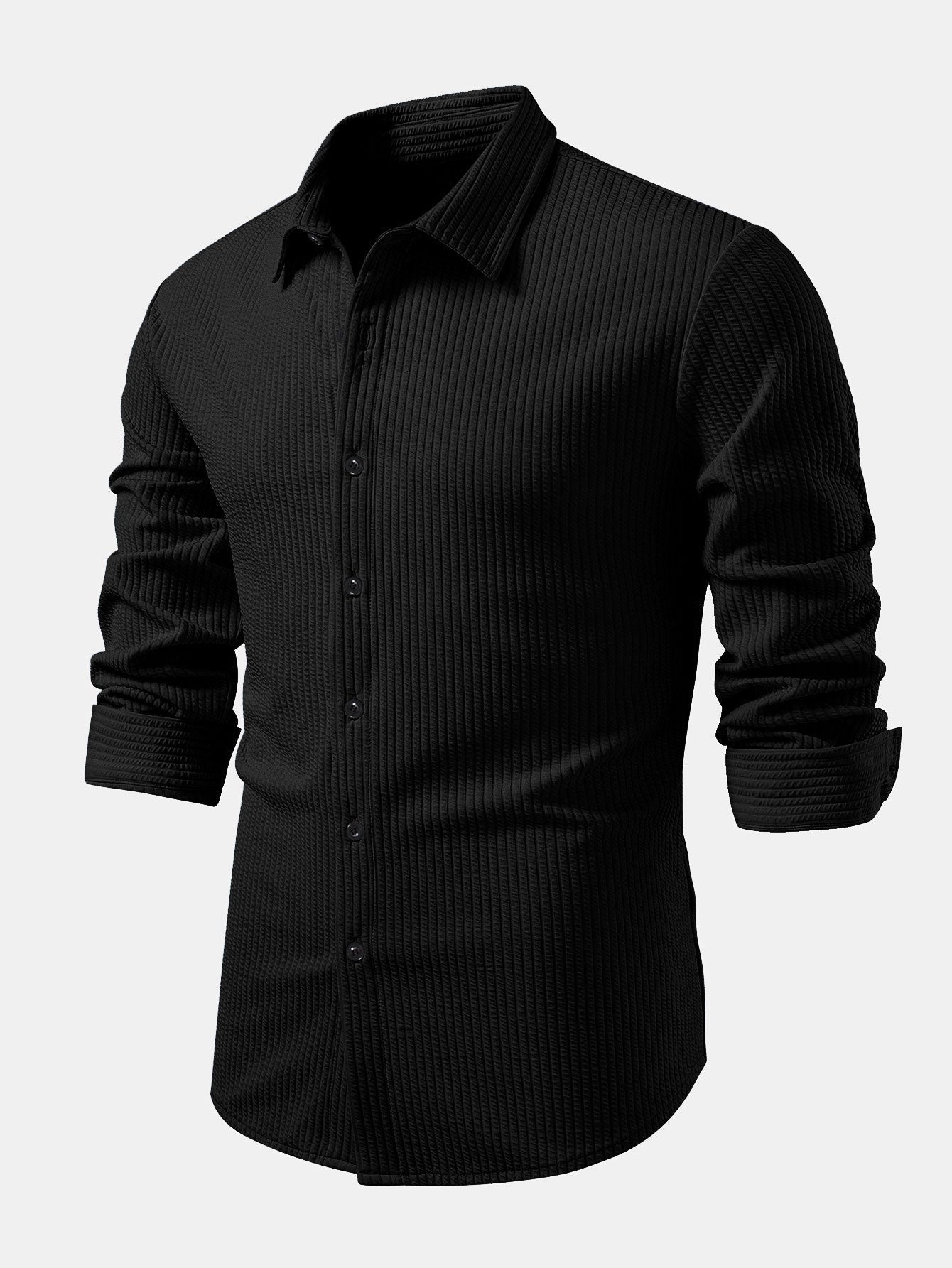 Chemise à manches longues à boutons