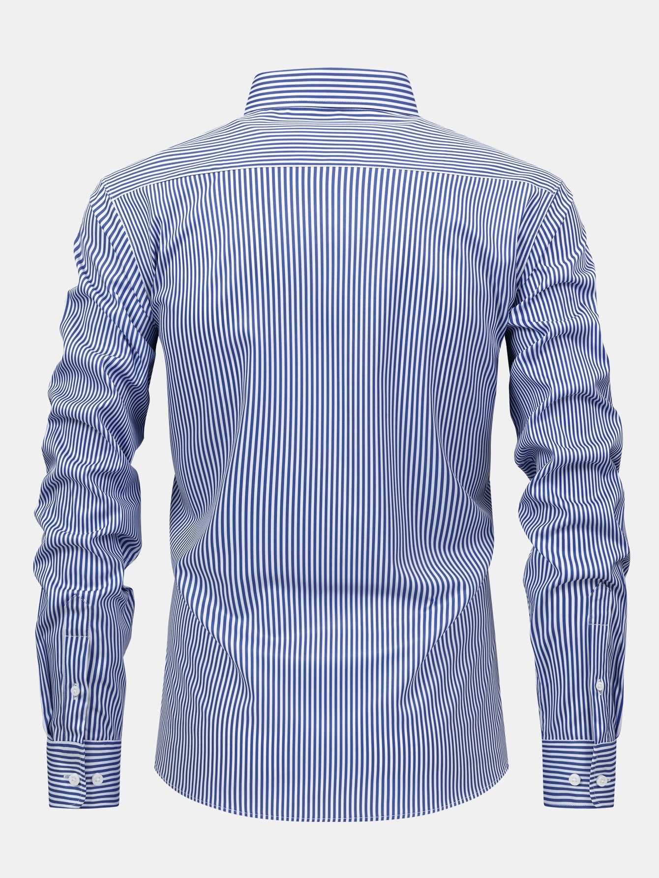 Chemise à rayures à manches longues et boutons & pantalon à taille élastique