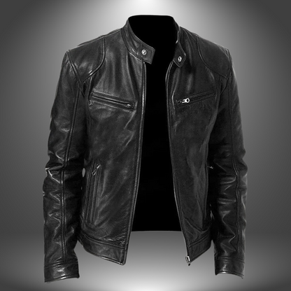 Veste en cuir artisanal pour homme