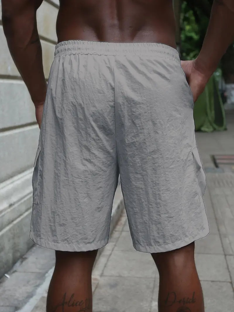 Short respirant à taille élastique