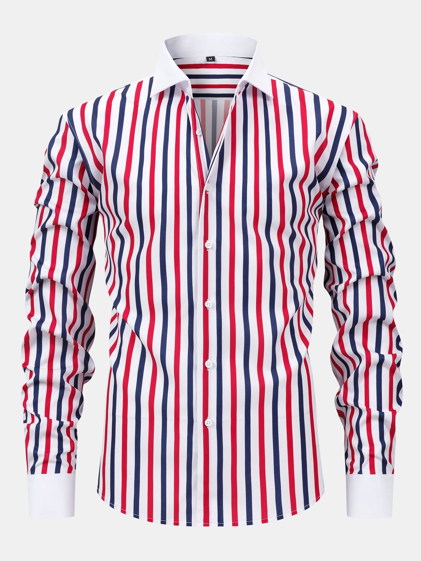 Chemise Winchester rayée à boutons et à manches longues