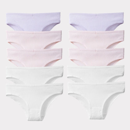 10 Culottes Antibactériennes Super Confortables en Coton Premium
