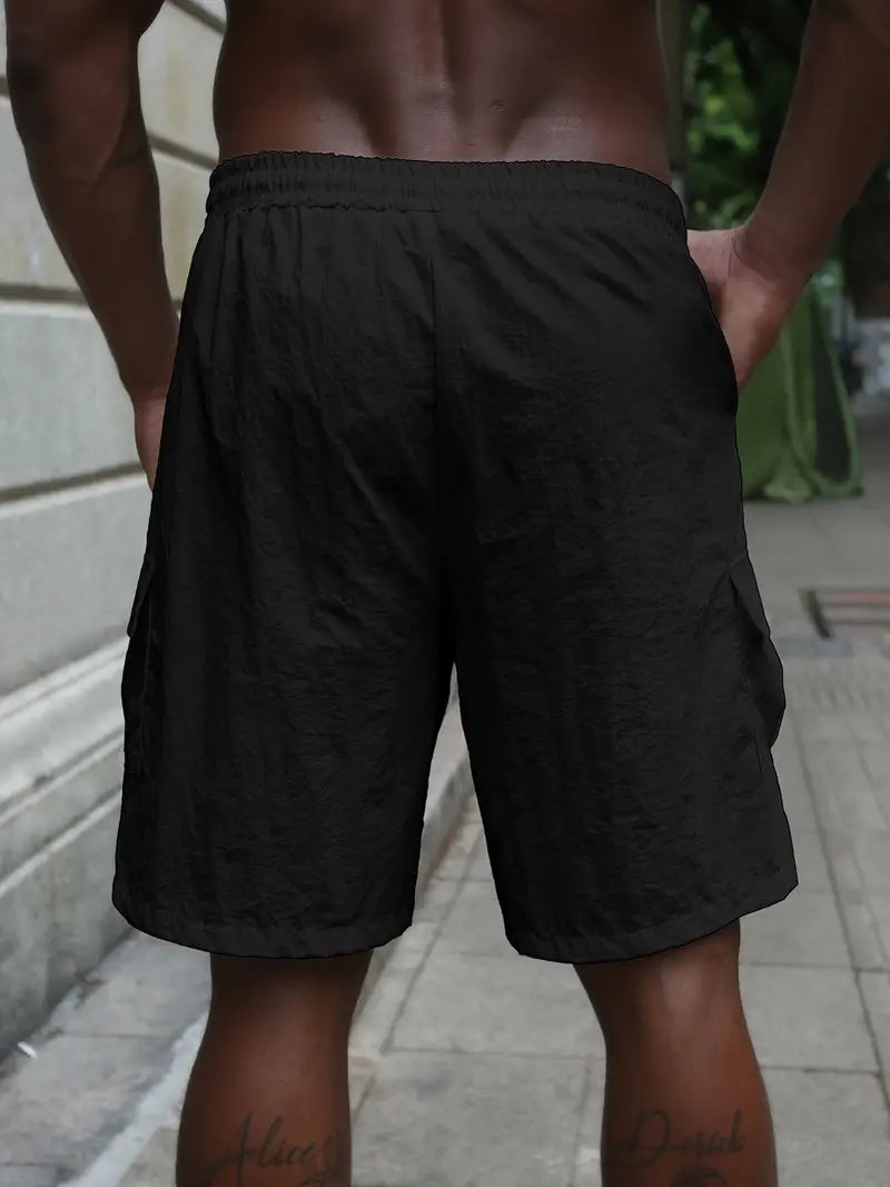 Short respirant à taille élastique