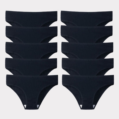 10 Culottes Antibactériennes Super Confortables en Coton Premium