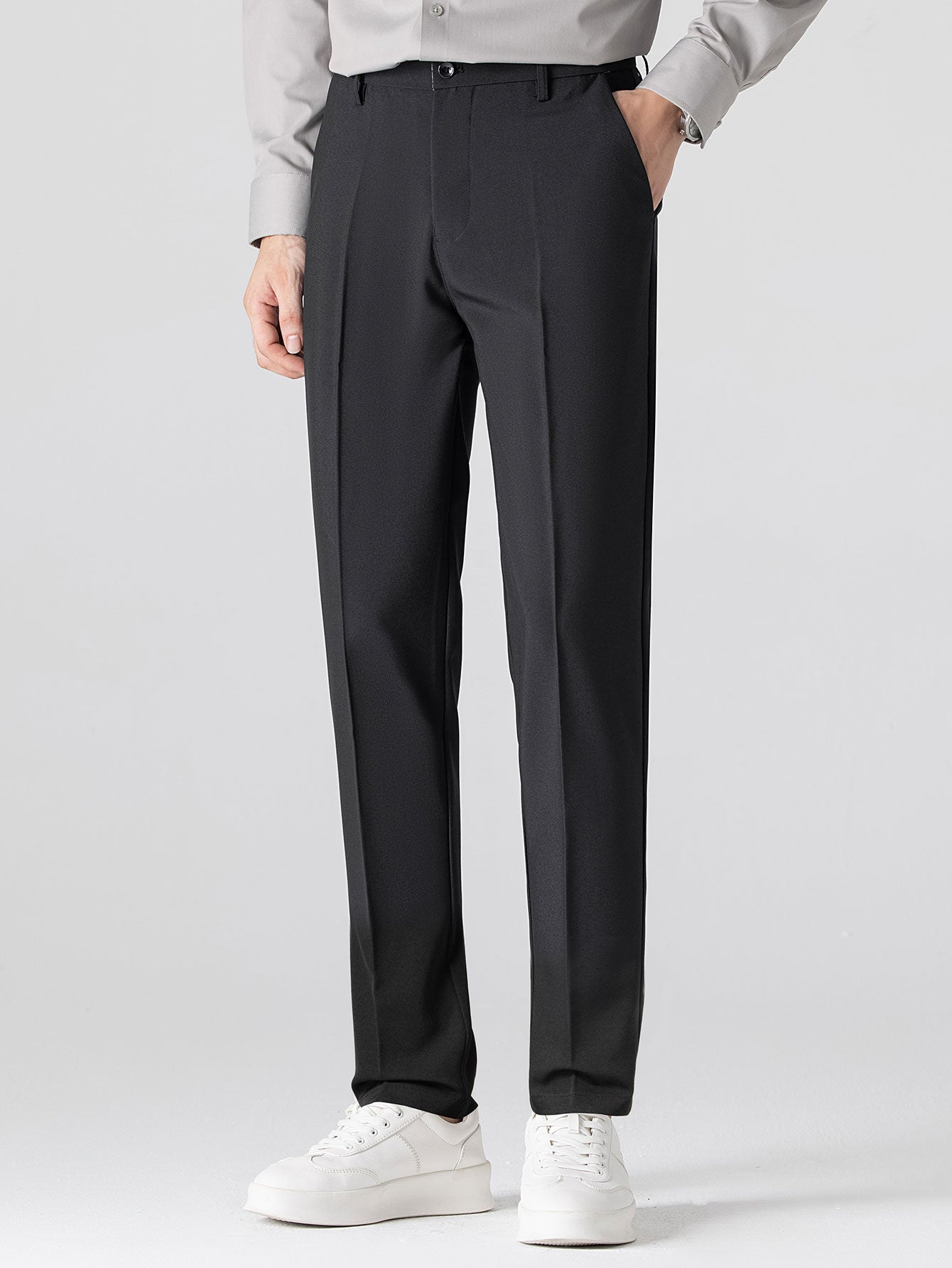 Chemise Winchester rayée anti-froissement et pantalon slim fit