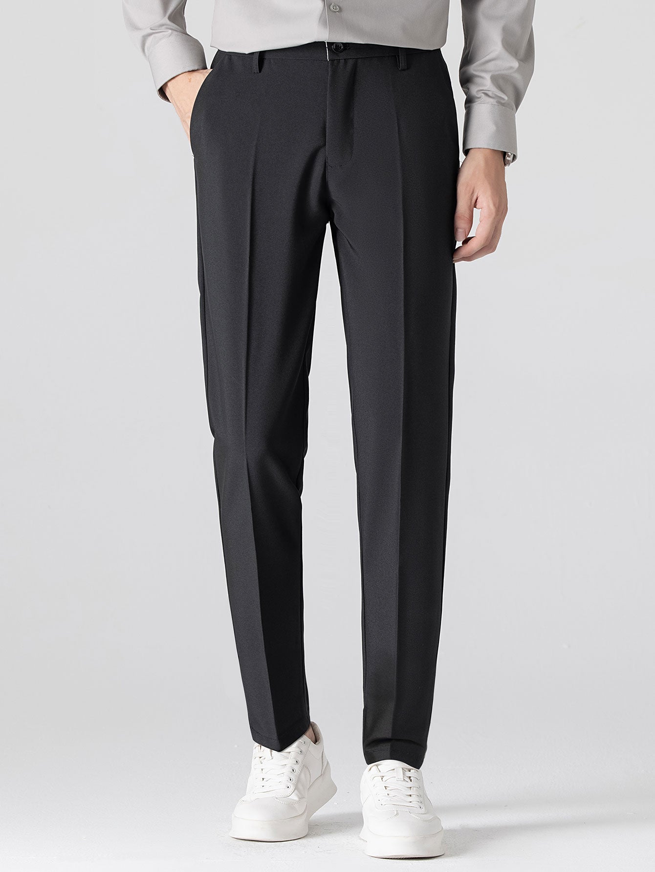 Chemise Winchester rayée anti-froissement et pantalon slim fit