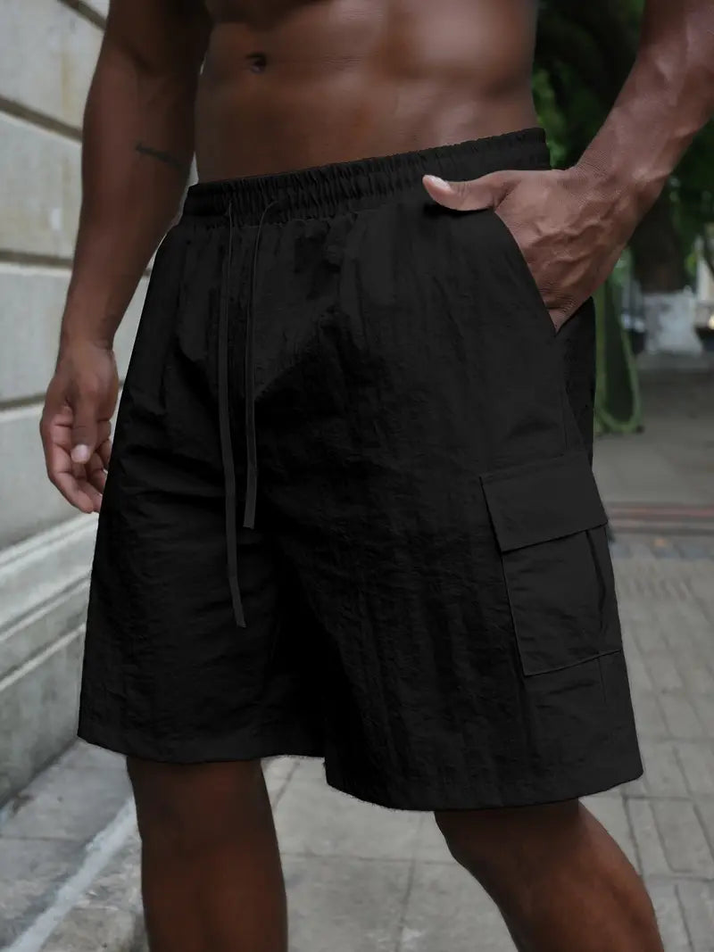 Short respirant à taille élastique