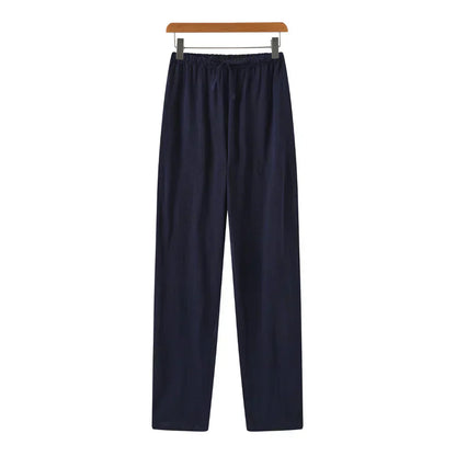 Pantalon slim en lin