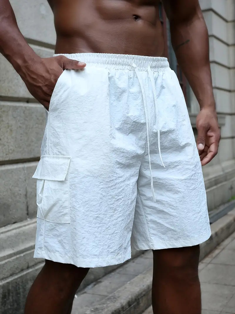 Short respirant à taille élastique