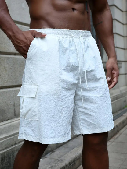 Short respirant à taille élastique
