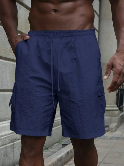 Short respirant à taille élastique