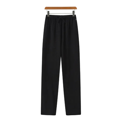 Pantalon slim en lin