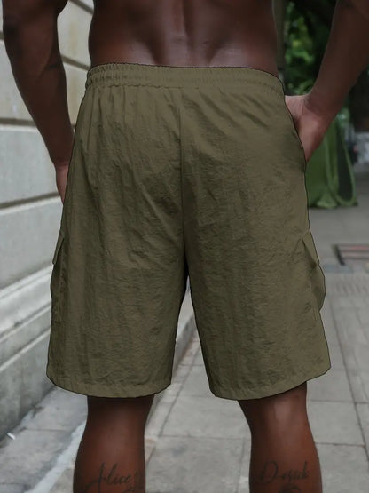 Short respirant à taille élastique