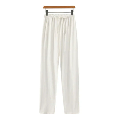 Pantalon slim en lin