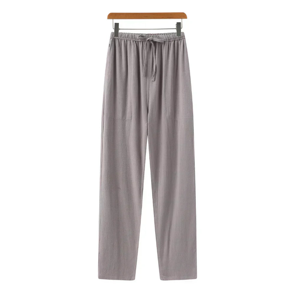 Pantalon slim en lin