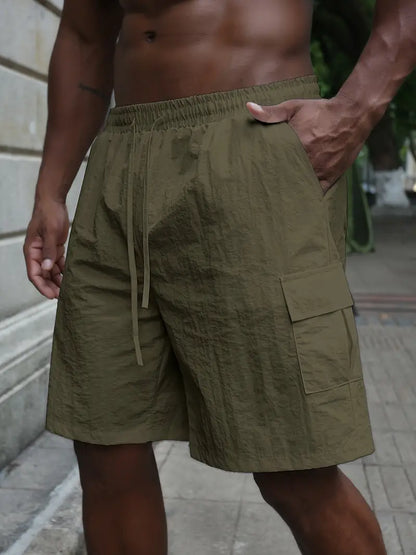 Short respirant à taille élastique