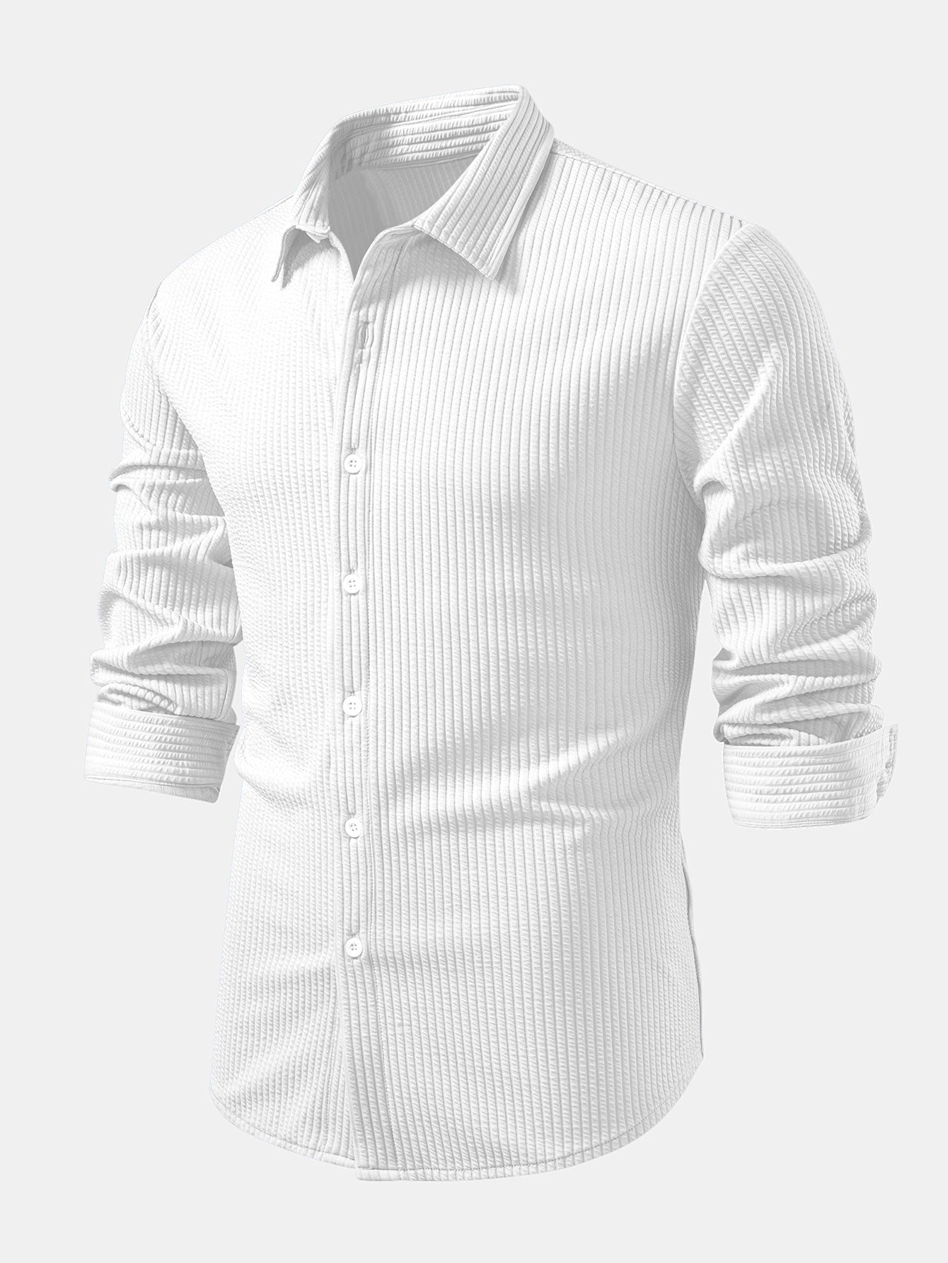 Chemise à manches longues à boutons