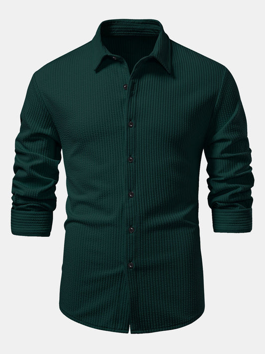 Chemise à manches longues à boutons