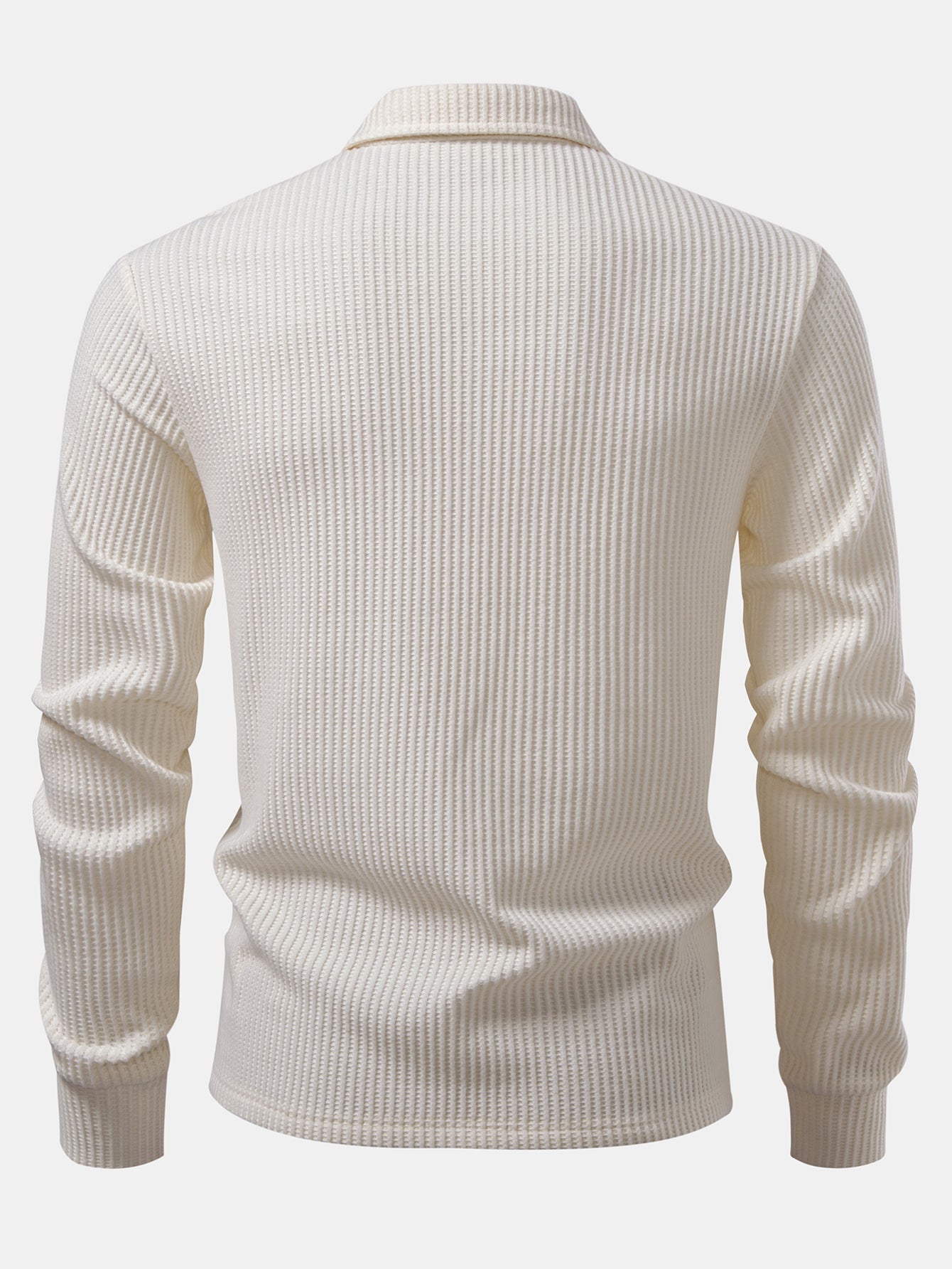 Polo en tricot à manches longues
