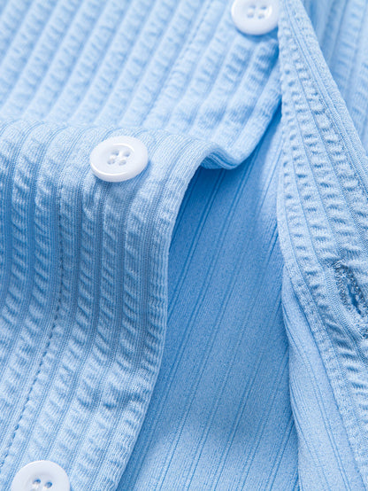 Chemise à manches longues à boutons