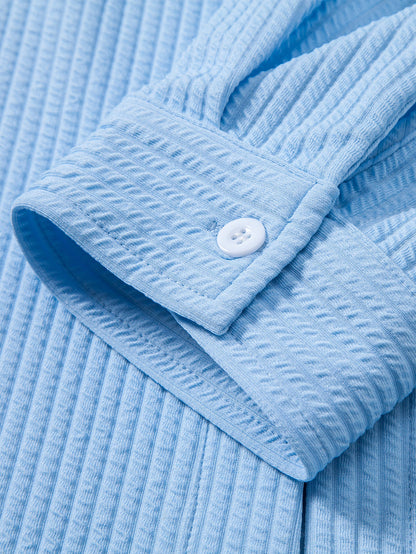 Chemise à manches longues à boutons