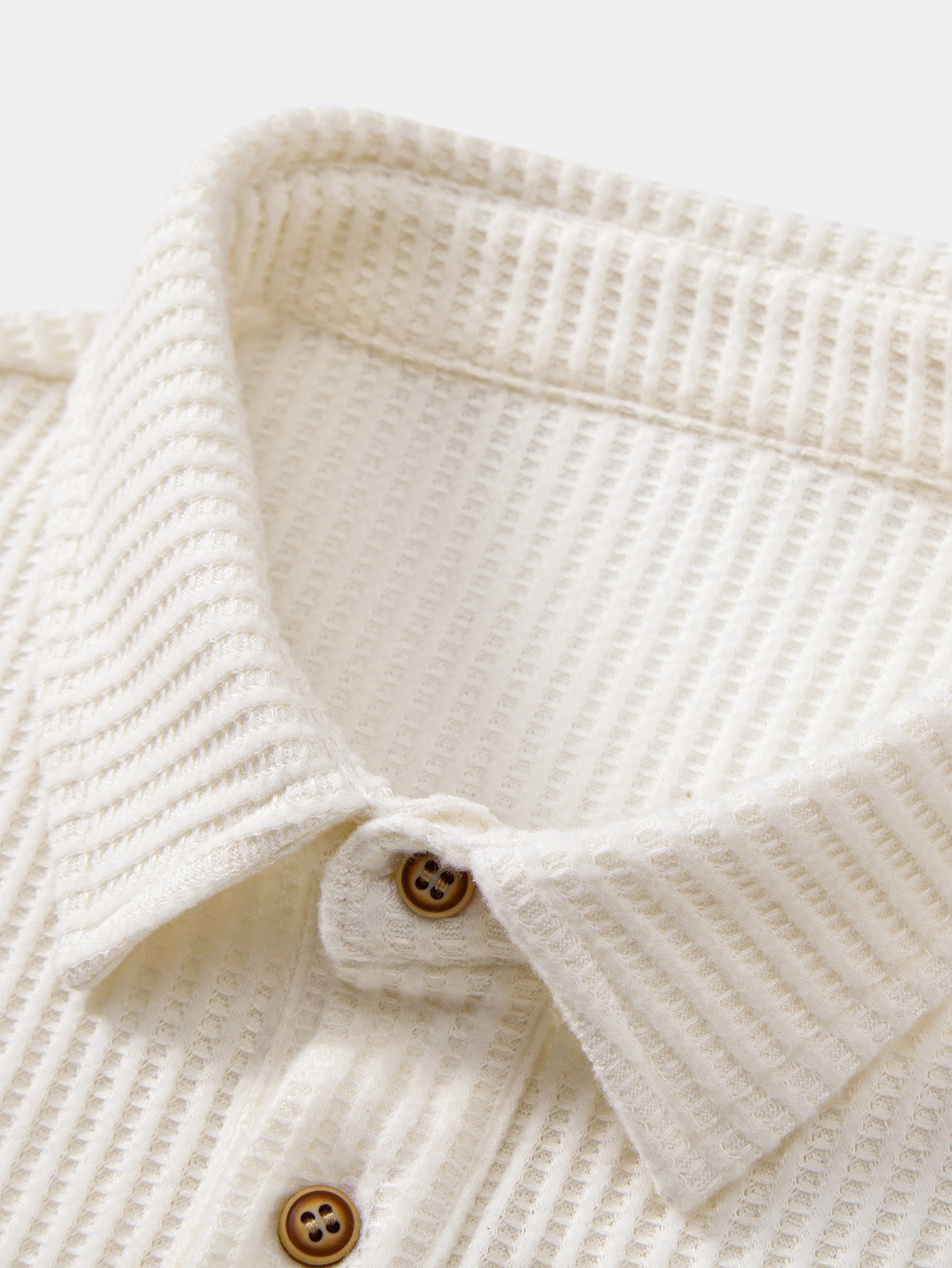 Polo en tricot à manches longues