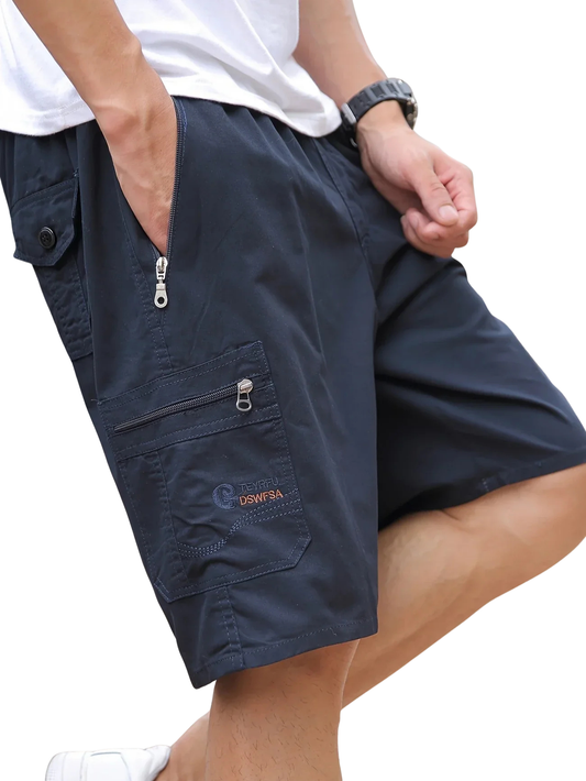 Short cargo léger avec poches