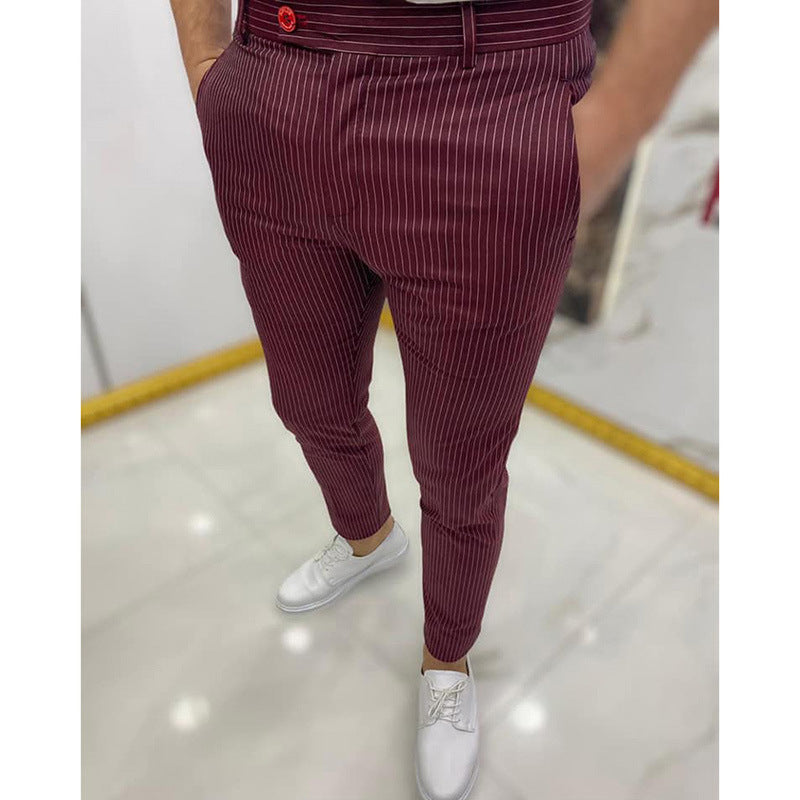 Pantalon décontracté coupe slim
