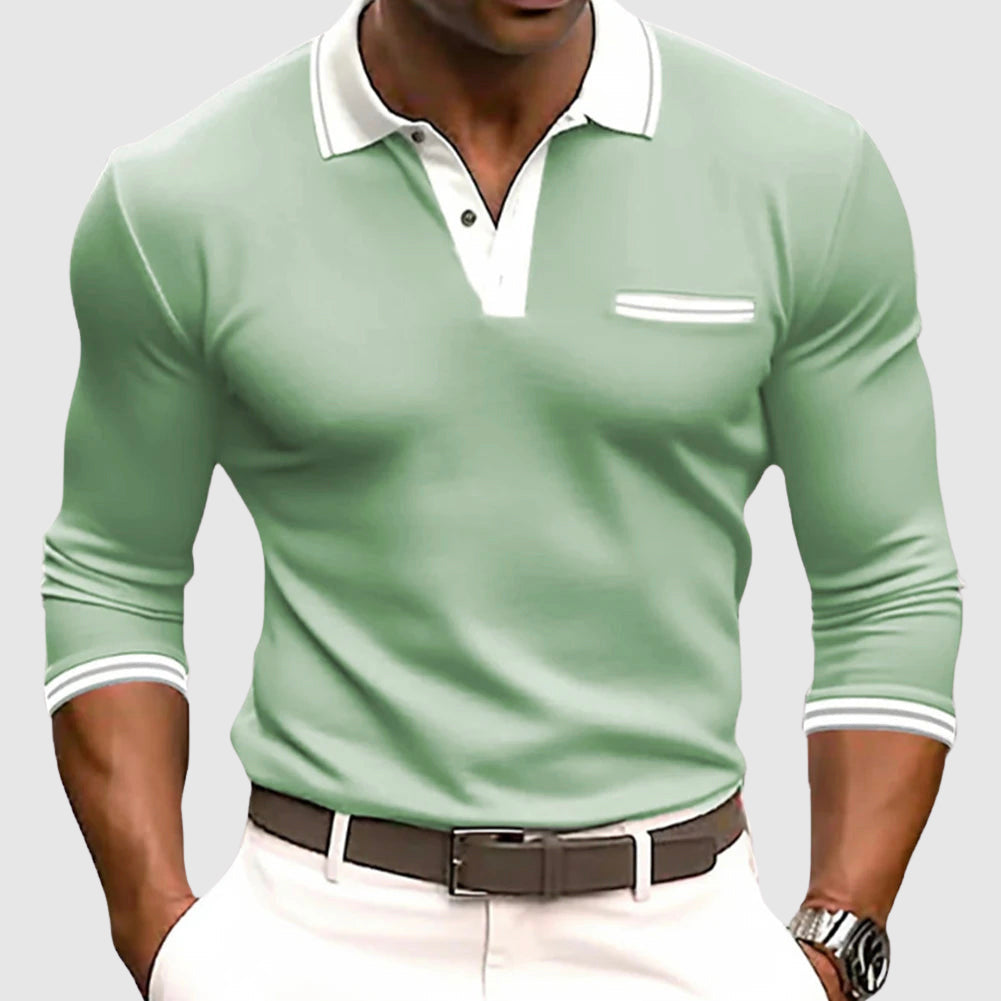 Chemise à détails contrastés élégants