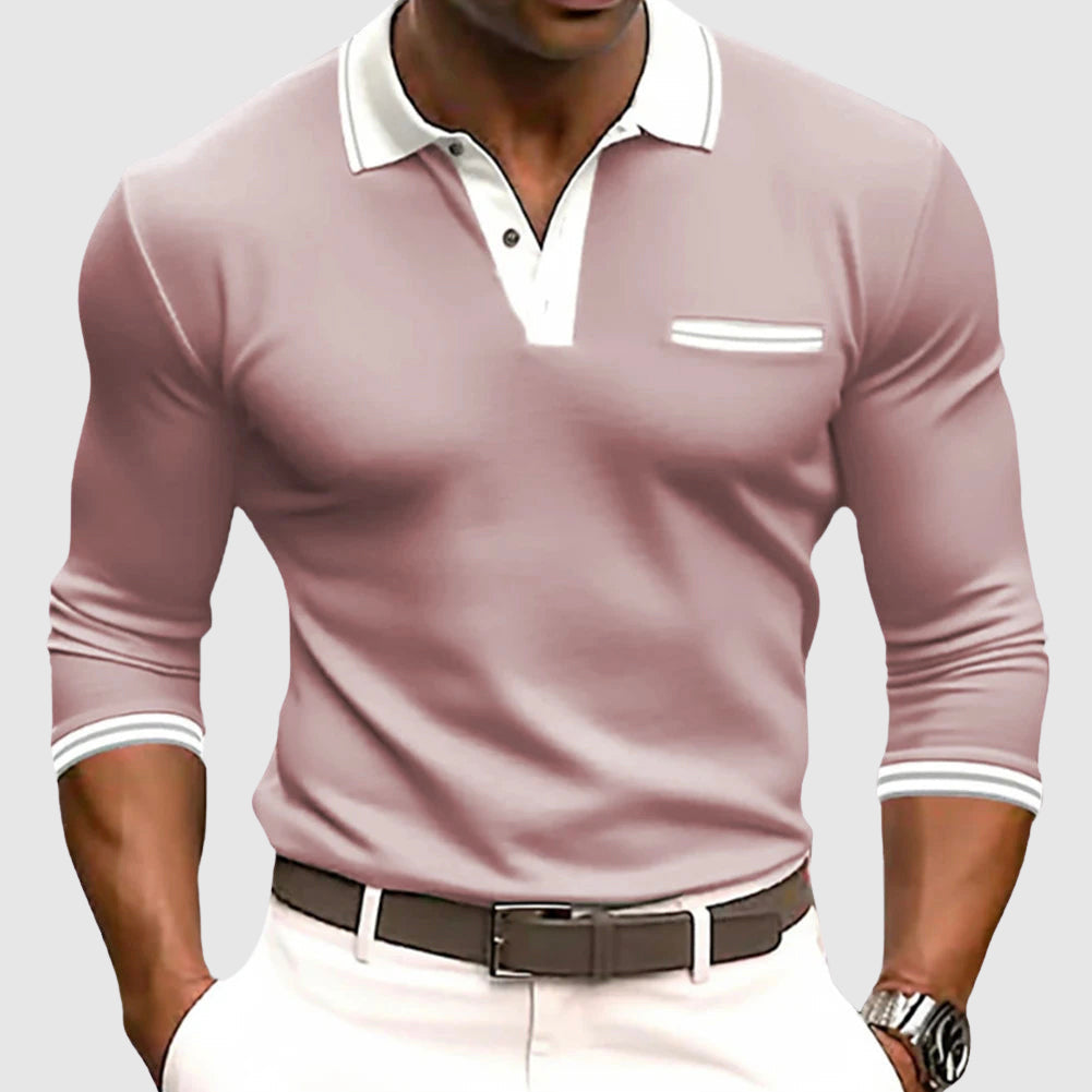 Chemise à détails contrastés élégants
