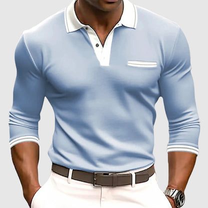 Chemise à détails contrastés élégants