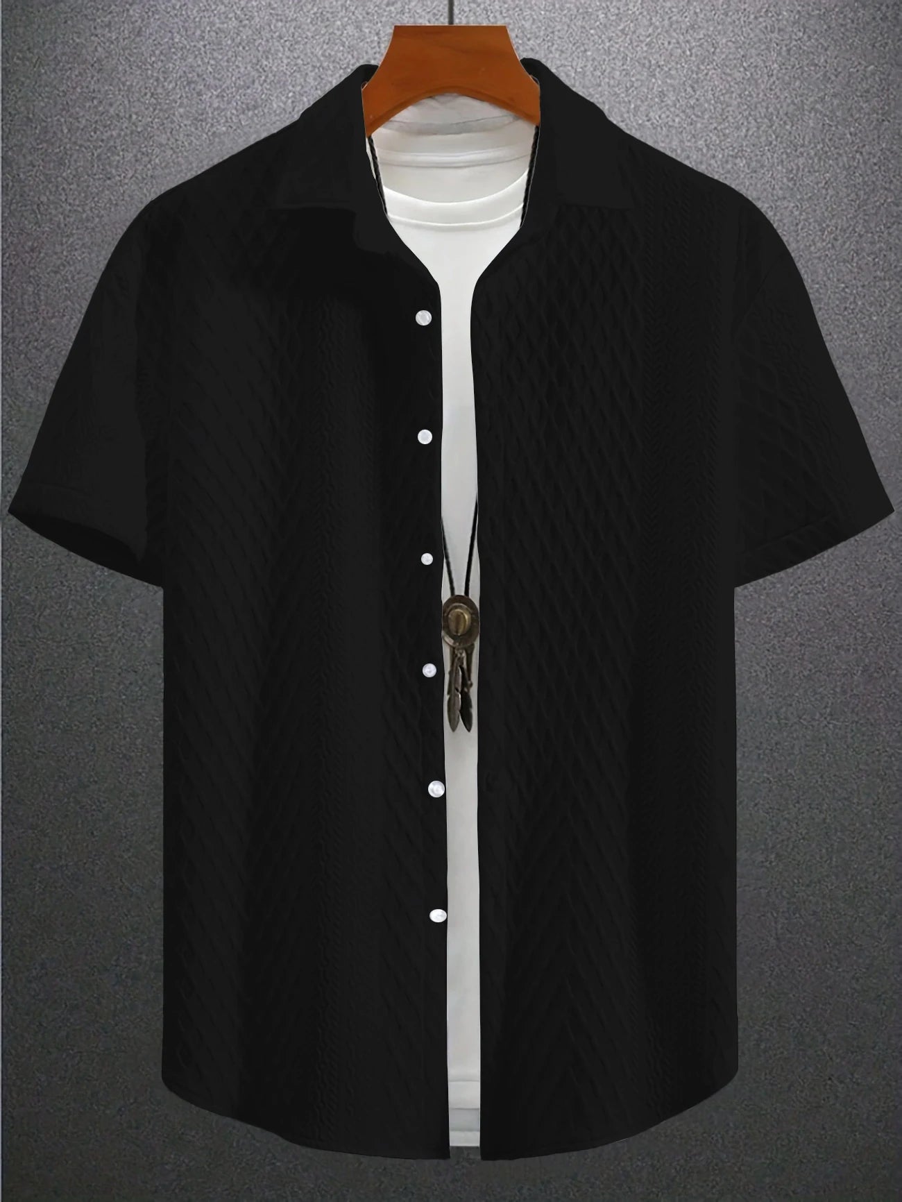 Kaloa™ - Chemise Texturée Homme – Raffinement Minimaliste