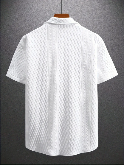 Kaloa™ - Chemise Texturée Homme – Raffinement Minimaliste
